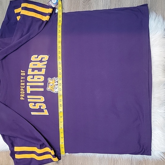 LSU Tigers Long Sleeve Jersey Style T Shirt - Picture 6 of 9